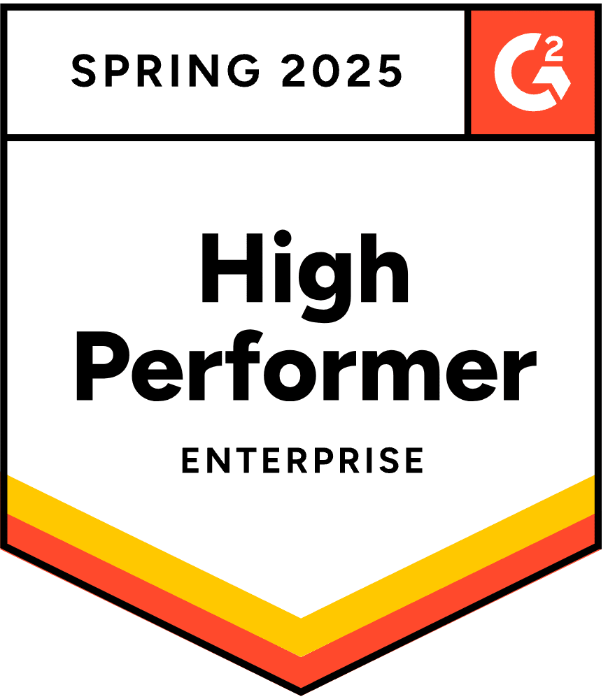 G2 Spring 2025 Badge High Performer Enterprise