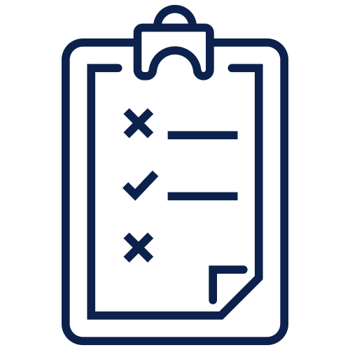 Experlogix Icons-Clipboard List-Indigo