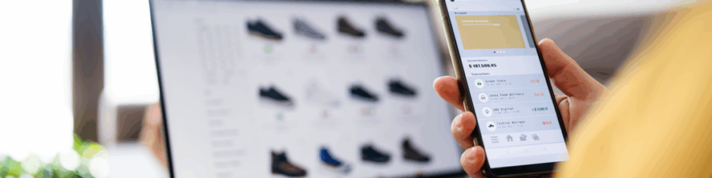 Graphic showing modern B2B commerce strategy for wholesale, distribution, and manufacturing businesses