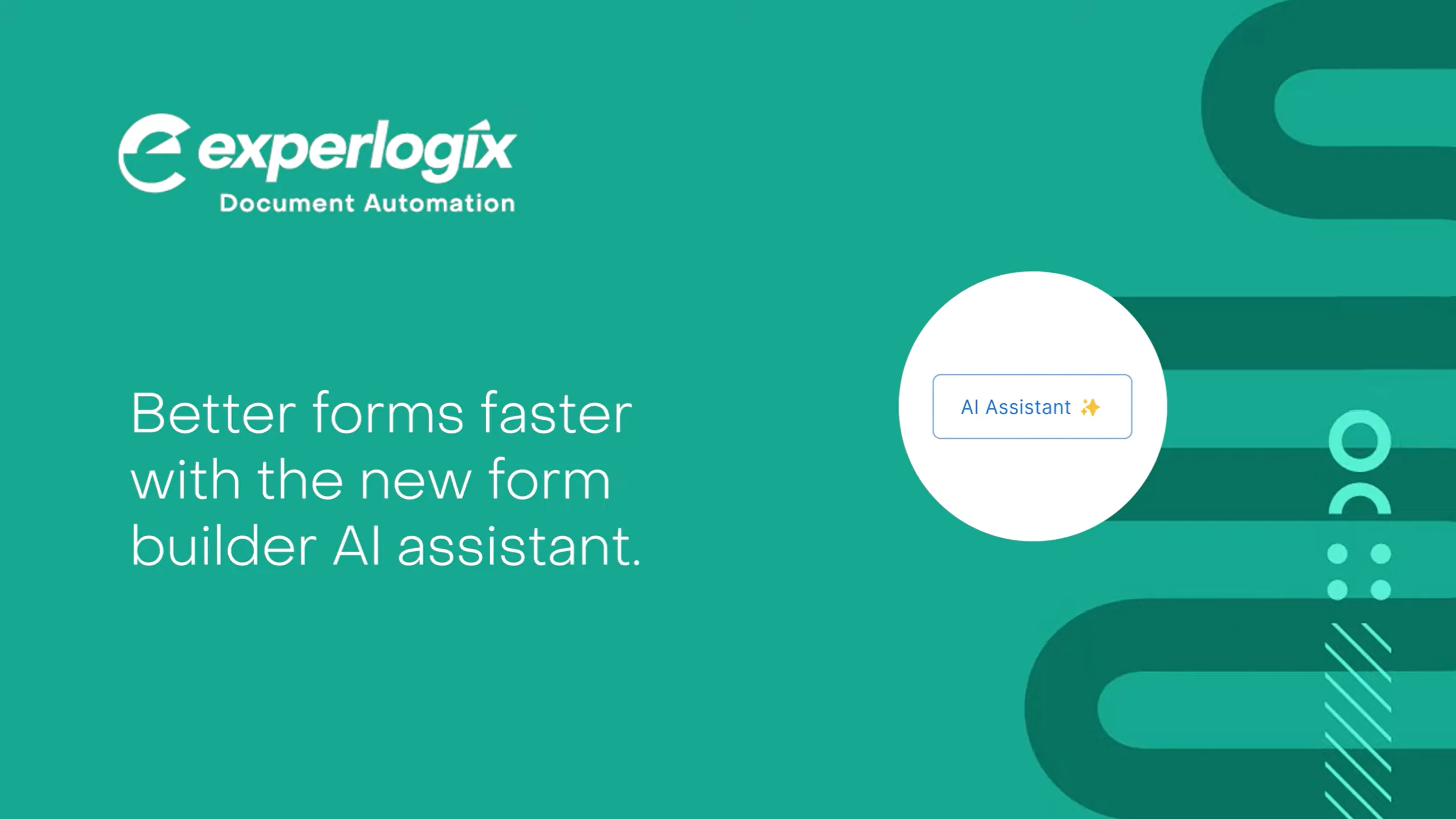 Better forms faster with the new form builder AI assistant for Experlogix Document Automation