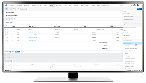 Document automation for manufacturing