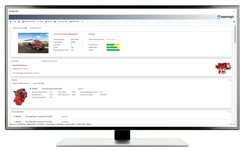 Experlogix-CPQ-Business-Central-Screenshot