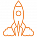 Experlogix-Icons-Rocket-Ship-orange
